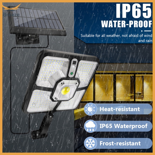 Đèn Led 220 Bóng Cob Gắn Tường Có Cảm Biến Chuyển Động Sử Dụng Năng Lượng Mặt Trời