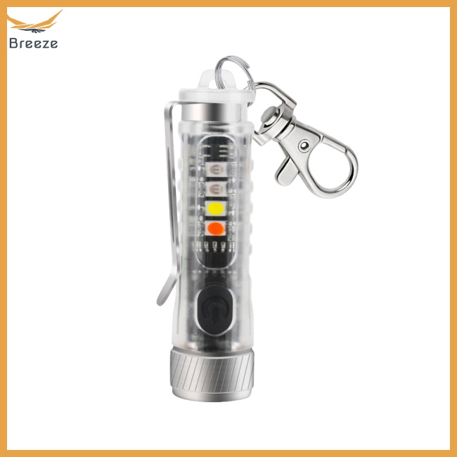 Đèn Pin Mini Usb-c Sạc Nhanh Đa Năng Có Kẹp Gắn Chìa Khóa Tiện Dụng