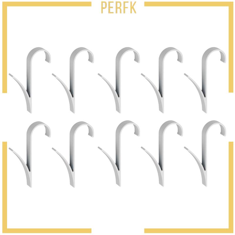 Set 10 Móc Treo Đồ Bằng Kim Loại Tiện Dụng Cho Phòng Ngủ / Tủ Quần Áo