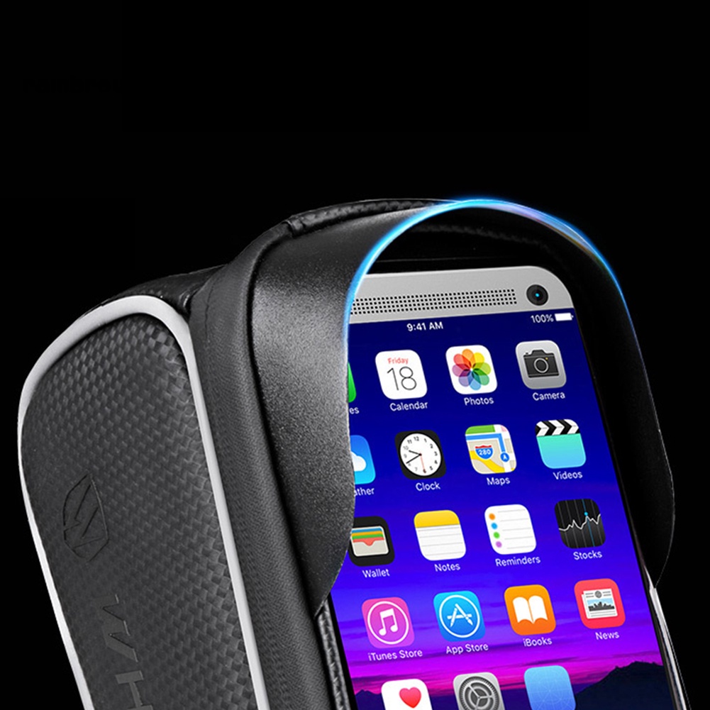 Túi Đựng Điện Thoại Cảm Ứng Màn Hình Chống Thấm Nước Gắn Ghi Đông Xe Đạp