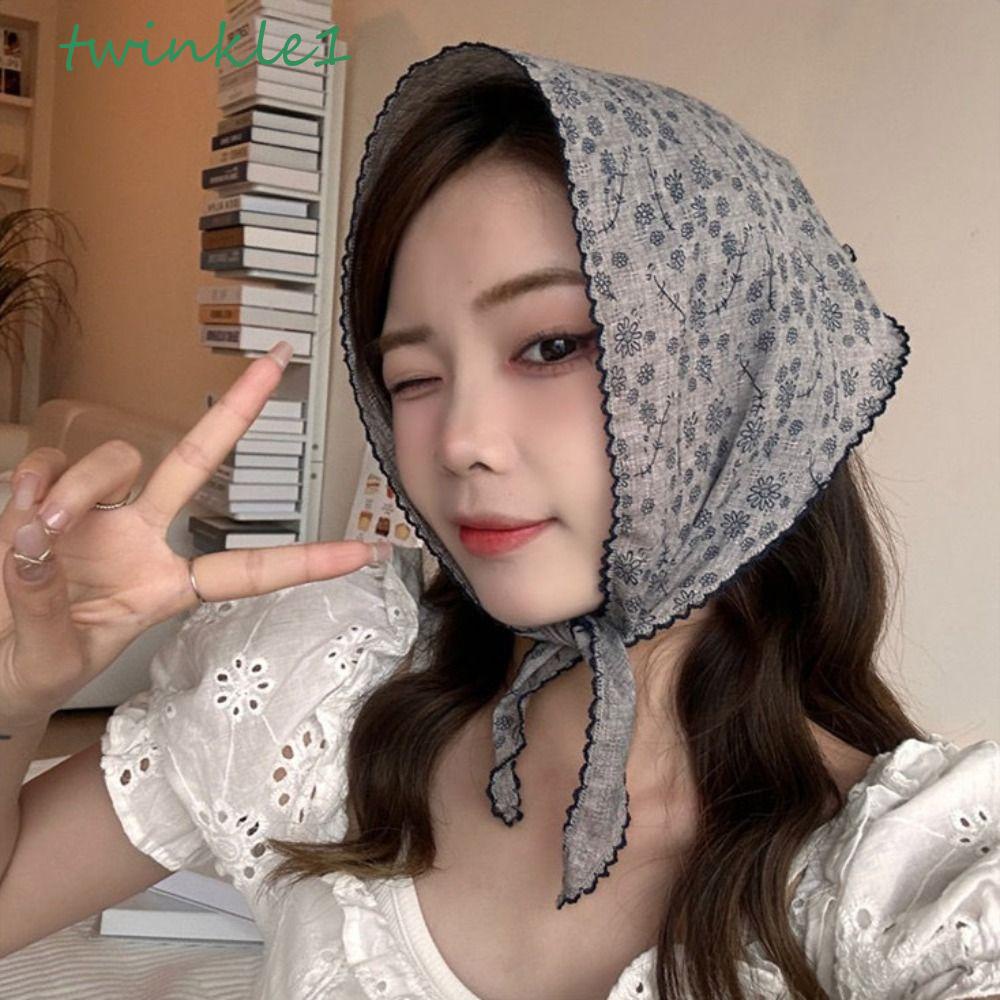 Khăn Choàng Cổ Bandanas Dài Hình Tam Giác Đính Ruy Băng Đơn Giản Cổ Điển Cà Vạt Định Vị Trang Phục