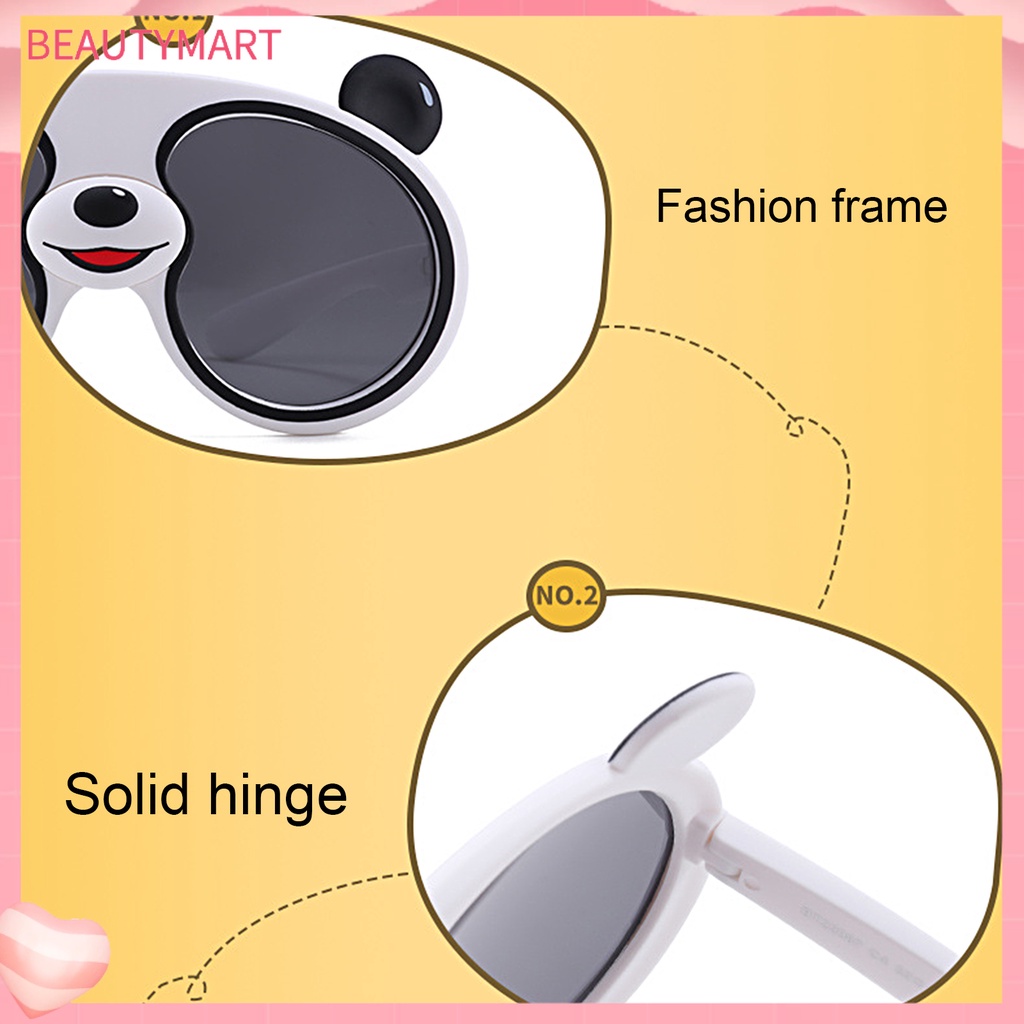 Kính Chống Tia UV Họa Tiết Gấu Trúc Hoạt Hình Dễ Thương Cho Bé