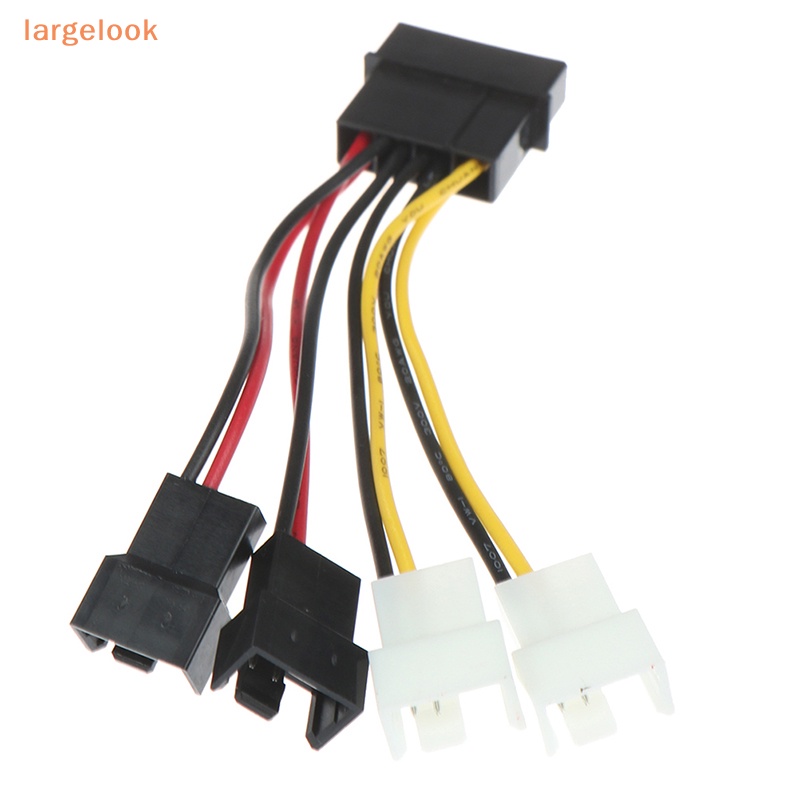 1 Cáp Chuyển Đổi 4Pin Sang 3Pin 12v * 2 / 5v * 2 Cho Quạt Tản Nhiệt CPU Máy Tính