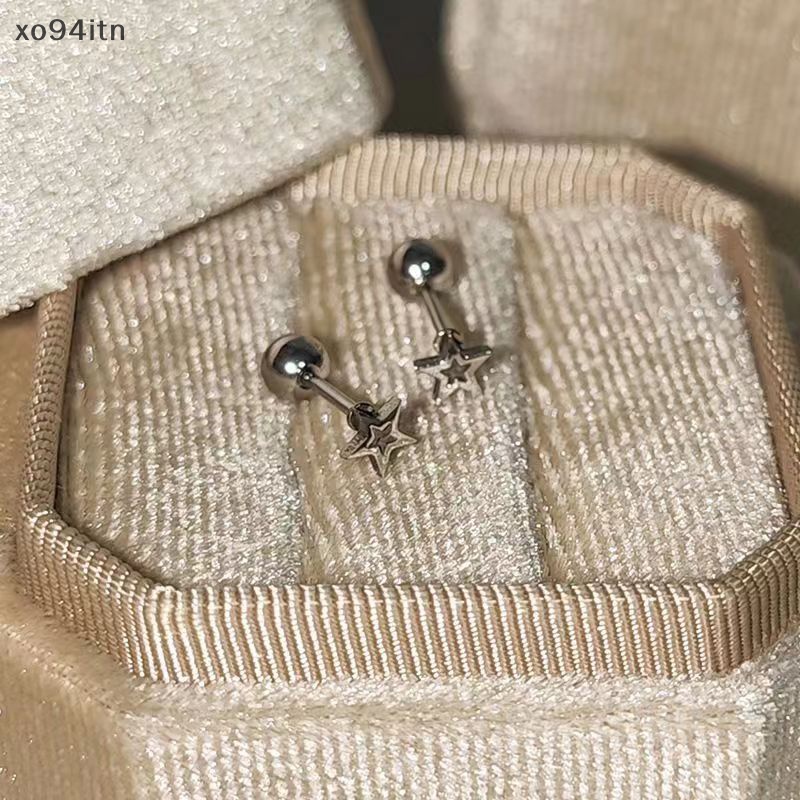 1 Đôi Khuyên Tai Dạng Xoắn Ốc Hình Ngôi Sao Thời Trang