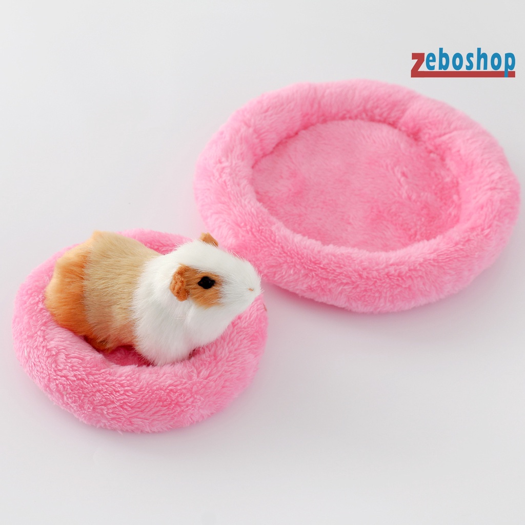 Giường Ngủ Hình Tròn Giữ Ấm Cho Chuột Hamster Thỏ Sóc Chuột