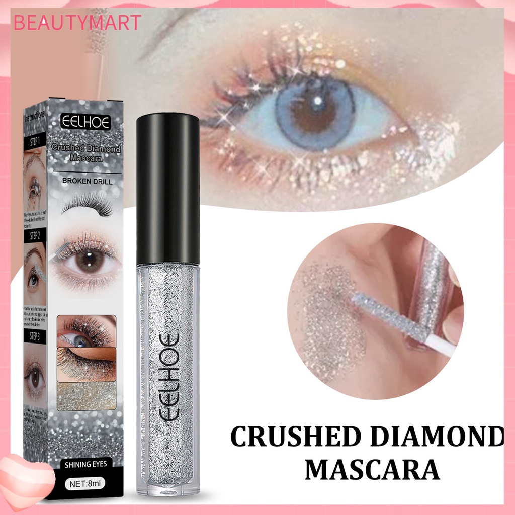 Mascara beautymart 8ml Nhanh Khô Chống Thấm Mồ Hôi Chống Nhòe Trang Điểm Dài Dày Và Cong Lông Mi