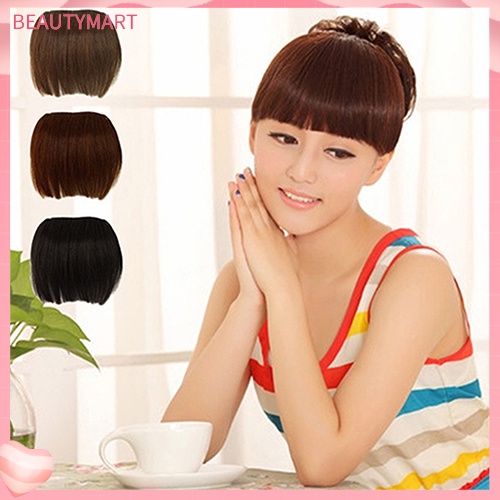 Tóc Mái Giả Thẳng Dài Có Kẹp Dành Cho Nữ