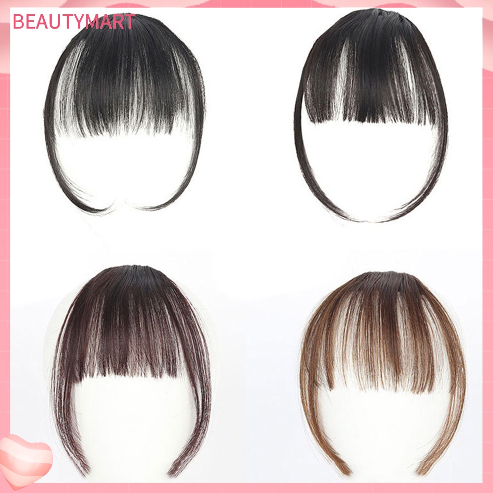 Tóc Mái Giả Mini Bằng Sợi Tổng Hợp Thời Trang Dành Cho Nữ