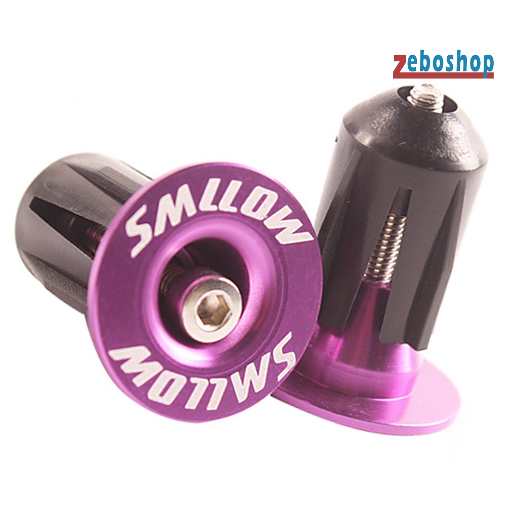 Bộ 2 Nút Gắn Tay Cầm Xe Đạp Leo Núi Bằng Hợp Kim Nhôm Chất Lượng Cao