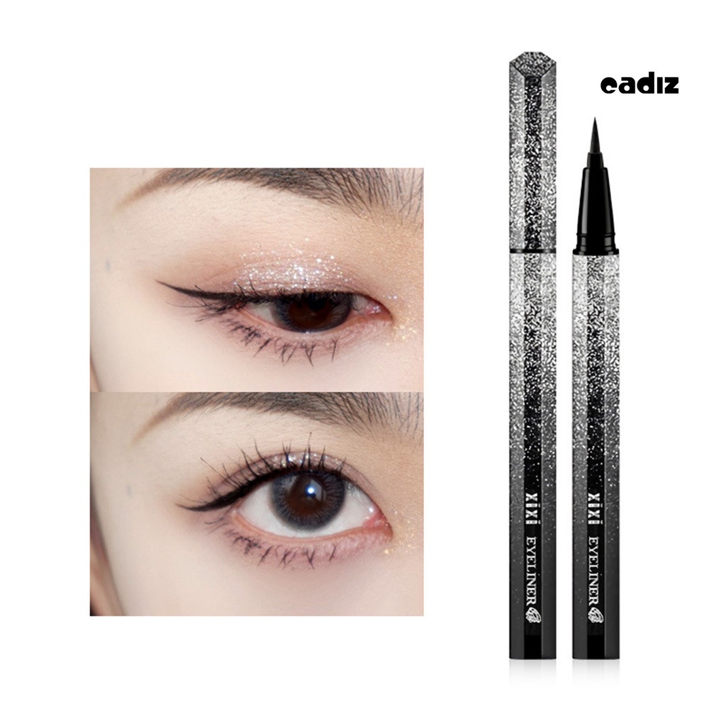 Bút Kẻ Mắt 1.2ml Lâu Trôi Chống Thấm Nước Chống Nhòe Thiết Kế Vỏ Lấp Lánh Ánh Sao