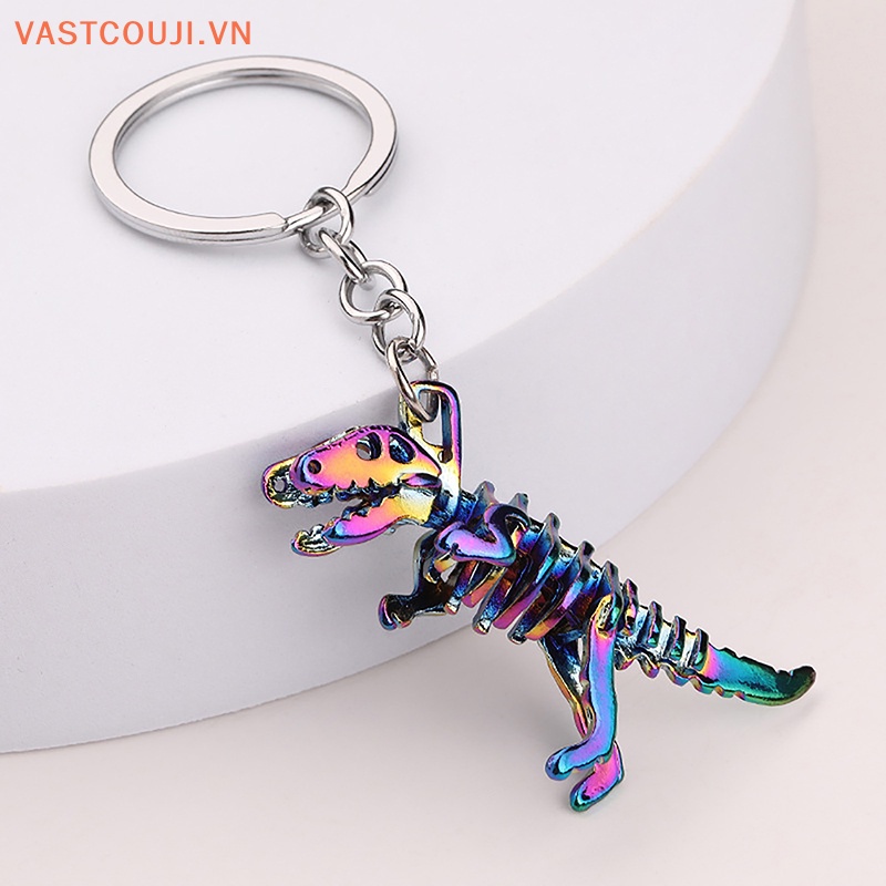 Móc Khóa Hợp Kim Hình Xương Khủng Long VASTJI Nhiều Màu Sắc