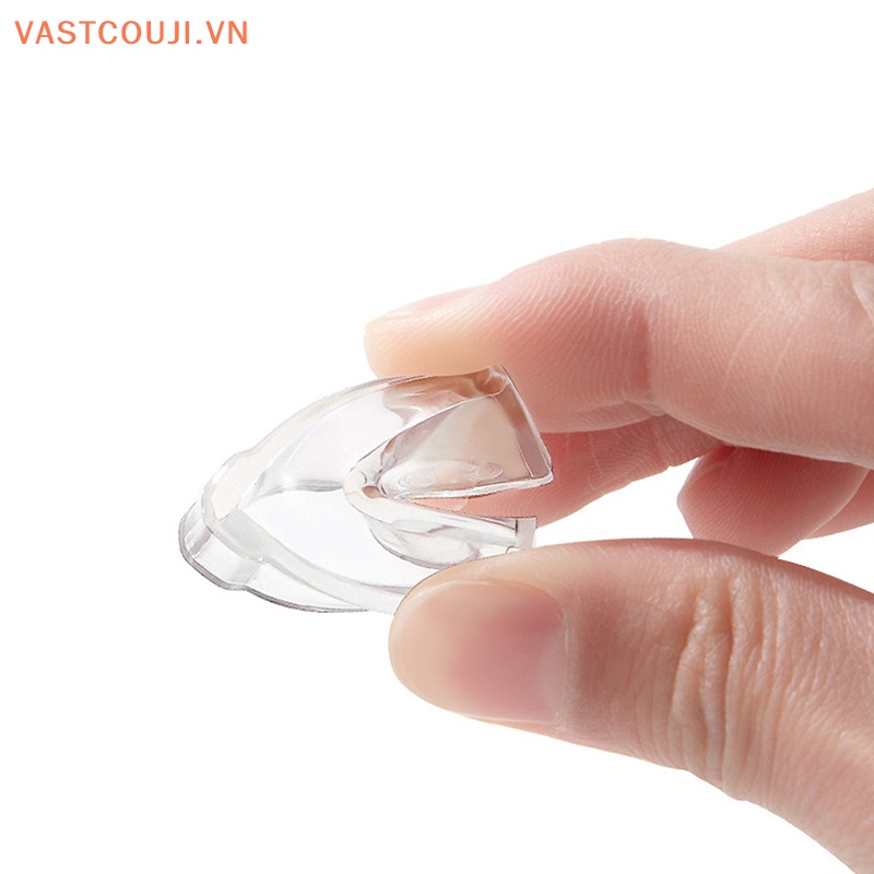 Set 4 Miếng Silicon Trong Suốt Bọc Góc Cá Chống Va Chạm Bảo Vệ An Toàn Cho Hồ Cá