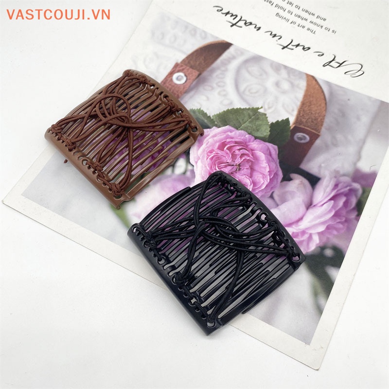 Lược Cài Tóc Co Giãn Phong Cách Vintage Sáng Tạo Cho Nữ