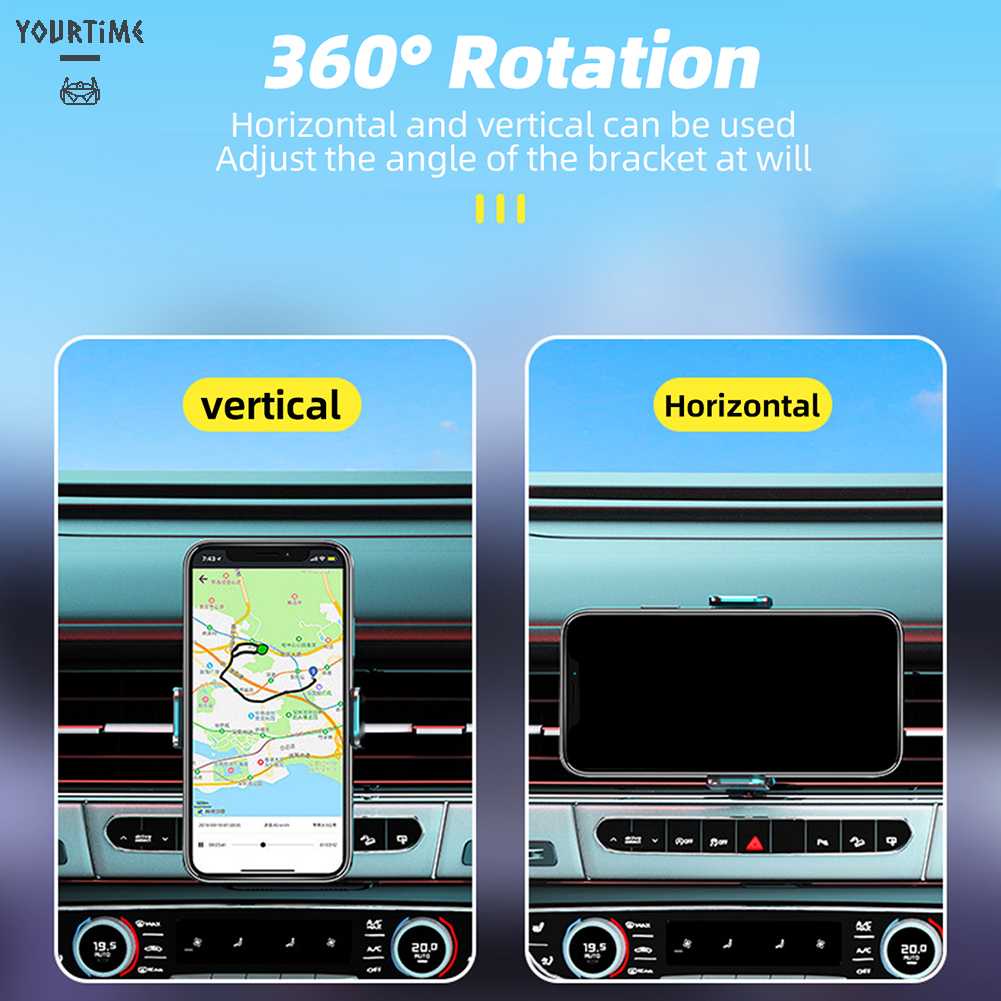 Giá Đỡ Điện Thoại Xoay 360 Độ Tiện Dụng Cho Xe Hơi