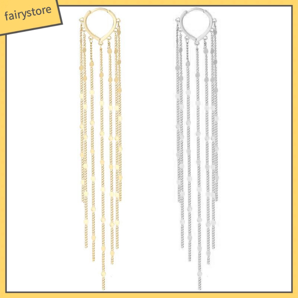 1 Đôi Bông Tai Dáng Dài Bằng Kim Loại Đính Kim Sa Hình Trái Tim Phong Cách Bohemian Thời Trang Dành Cho Nữ