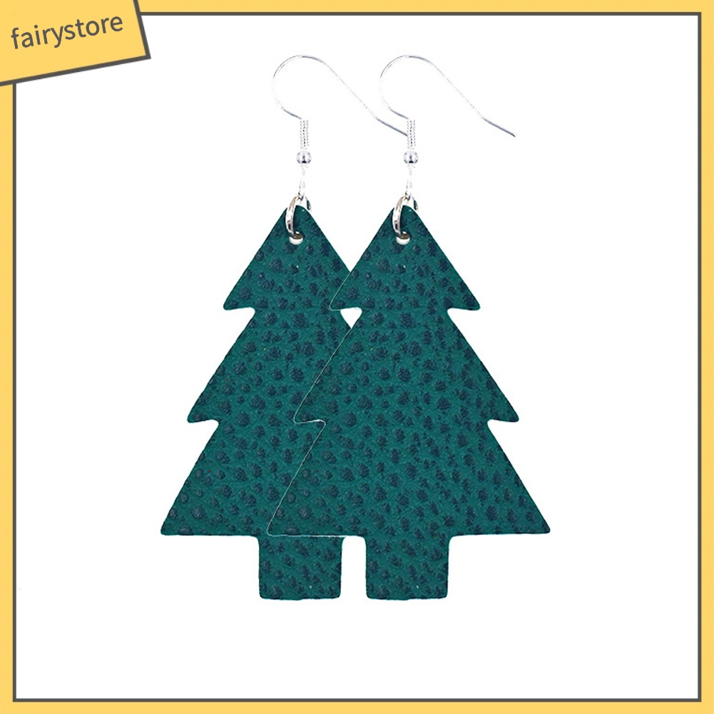 2 Đôi Bông Tai Hình Cây Thông Giáng Sinh Thời Trang Dành Cho Nữ