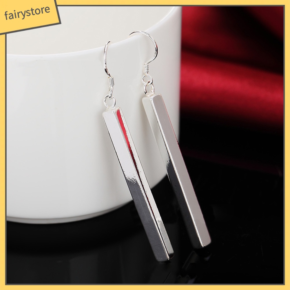 Bông Tai Mạ Bạc Dáng Dài Thời Trang Dành Cho Nữ