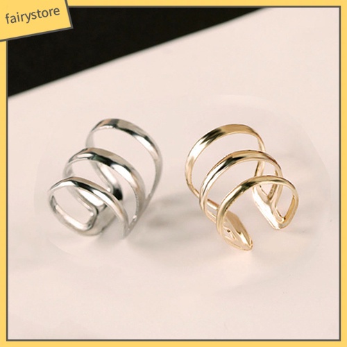 Khuyên Kẹp Vành Tai Hình Chữ U Phong Cách Punk Cá Tính Cho Nữ