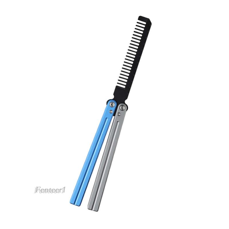 Lược Gấp Chải Tóc Fenteer1 Bằng Kim Loại Dùng Trong Nhà Và Ngoài Trời