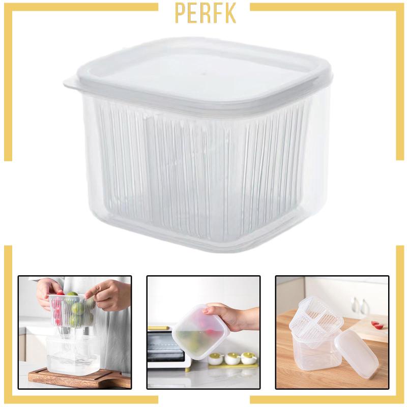 Hộp Đựng Thực Phẩm Trong Suốt Đa Năng Có Thể Tái Sử Dụng Cho Ngăn Kéo Nhà Bếp