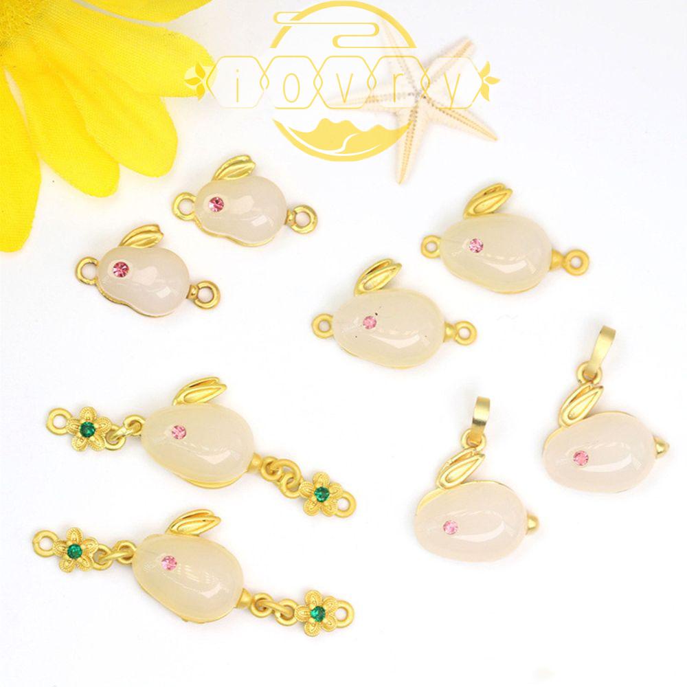 Mặt Vòng cổ Hình Thỏ Phong Cách Vintage Sáng Tạo Charms