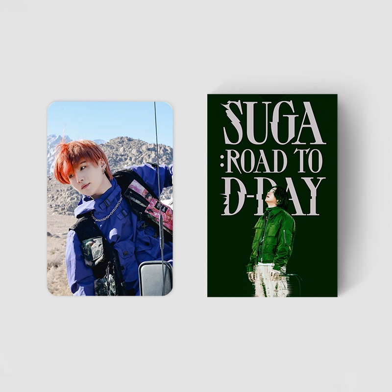 Hộp 60 Ảnh BTS SUGA  Album Road To D-Day Photocard Lomo Card Postcard
