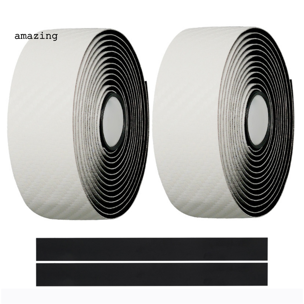 Bộ 2 Dây Đai Giả Da Co Giãn Gắn Tay Lái Xe Đạp Chống Trượt