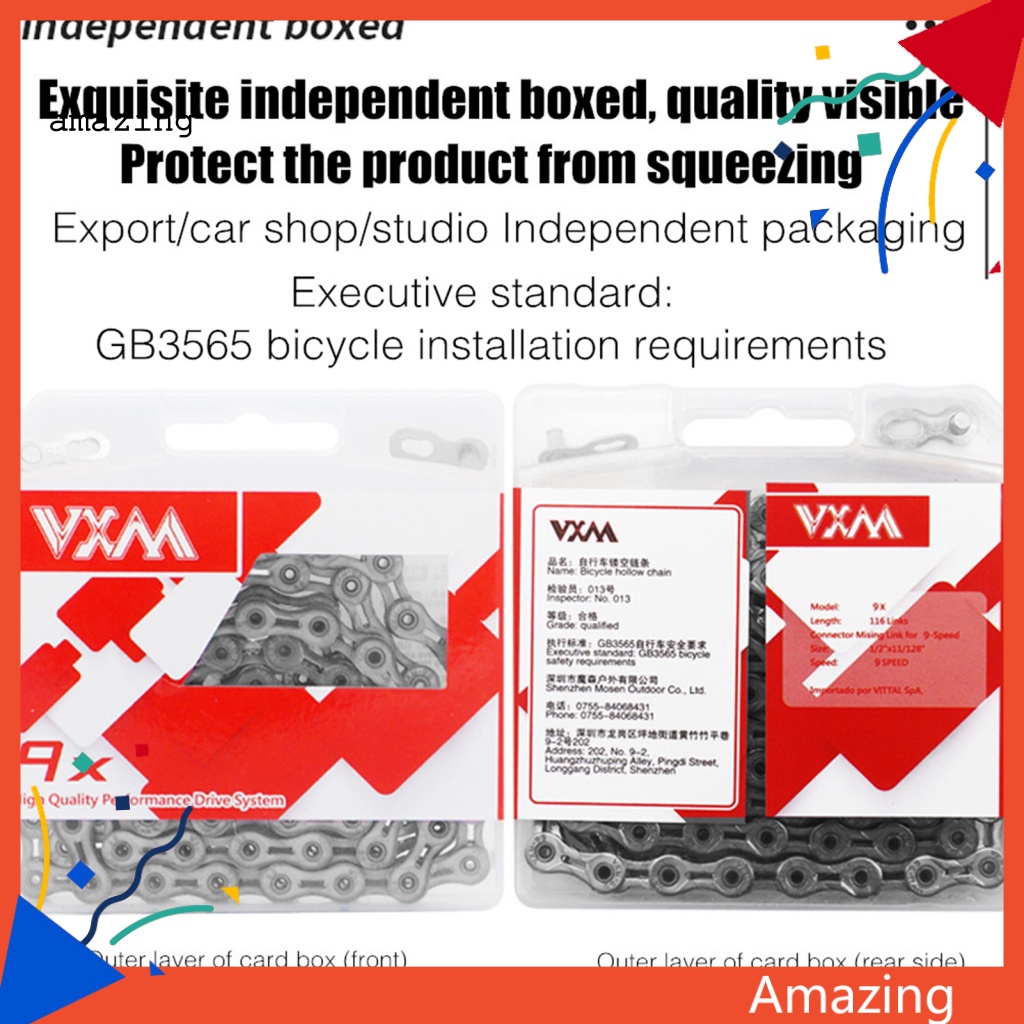 Dây Xích Xe Đạp Bằng Thép Mạ Điện Chống Rỉ Sét