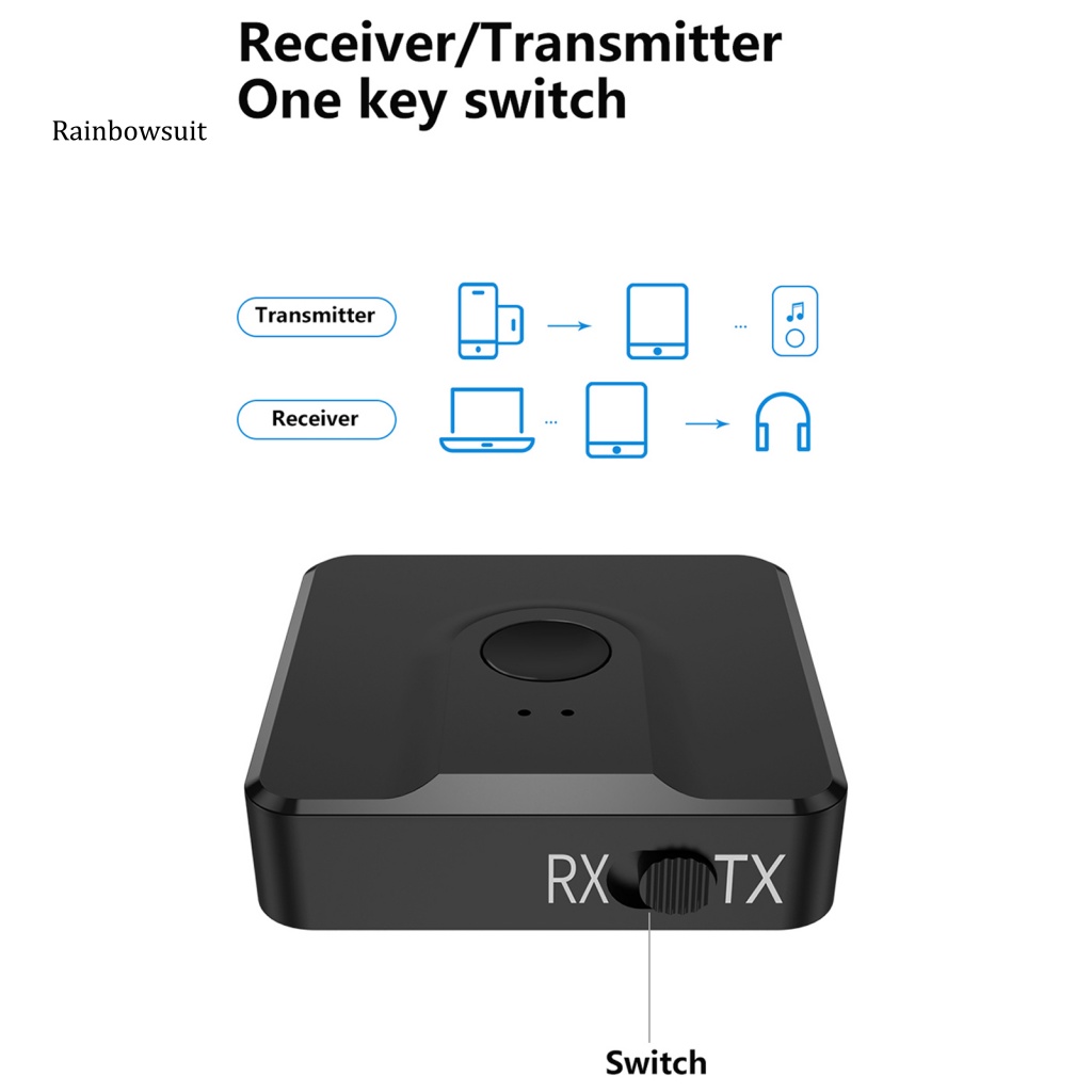Bộ Truyền Nhận Tín Hiệu Bluetooth 5.0 2 Trong 1 Cho Điện Thoại / TV
