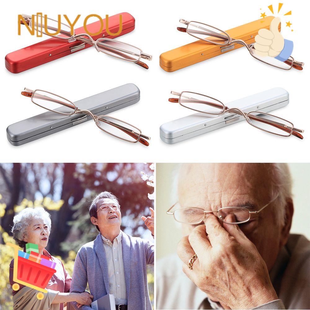 Kính Mát Gọng Kim Loại Mini Unisex Chăm Sóc Tầm Nhìn Ban Đêm