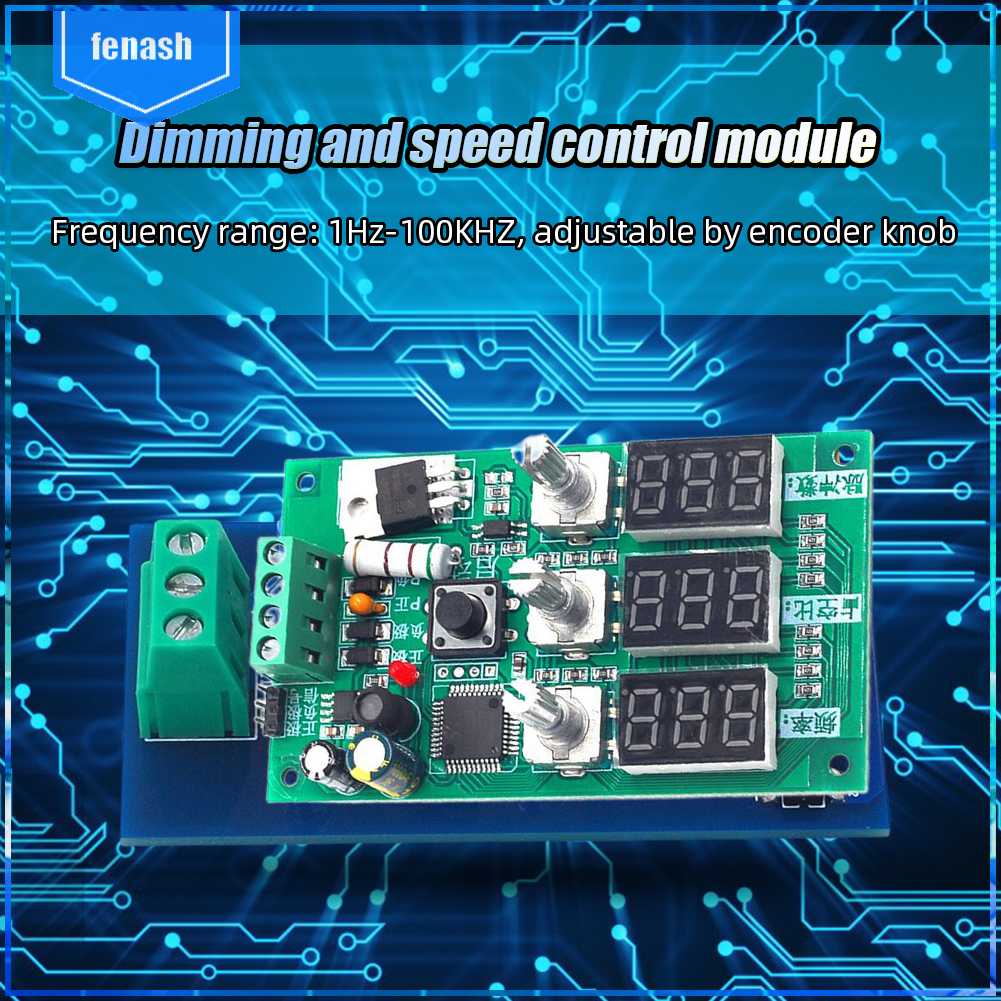 Mô-đun Điều Chỉnh Tốc Độ Điện Áp PWM 1HZ-100KHz SCR