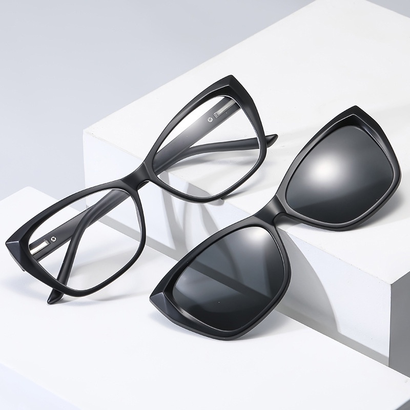 VIENDO Kính Mát Mắt Mèo Phân Cực Chống Tia UV400 2 Trong 1 Thích hợp cho đi xe đạp/ngoài trời/thể thao/lái(có thể cắt cận thị ống kính)