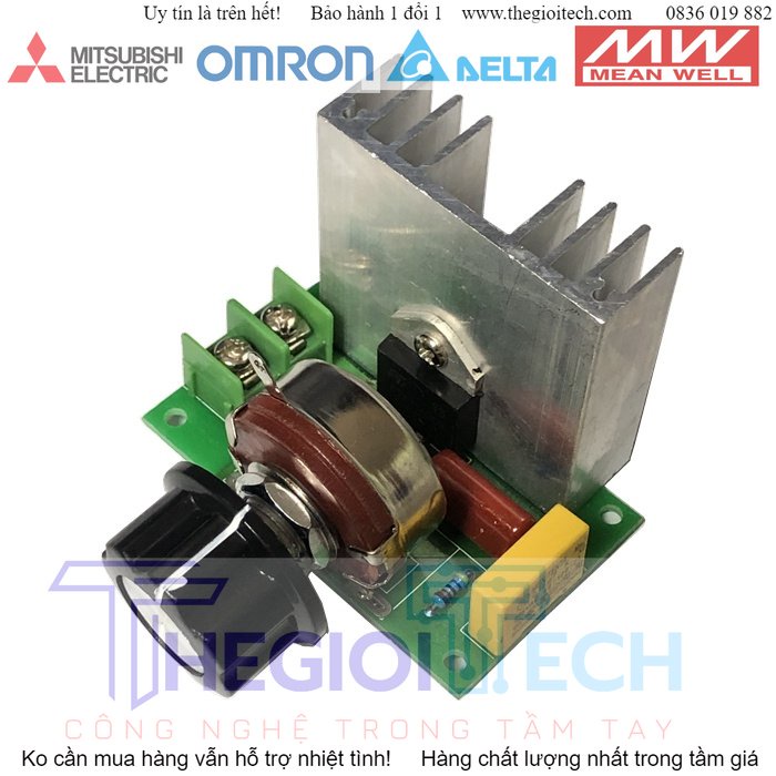 Bộ Điều Chỉnh Điện Áp Thyristor 4000W Công Suất Cao Bộ Điều Khiển Điều Chỉnh Nhiệt Độ Và Ánh Sáng