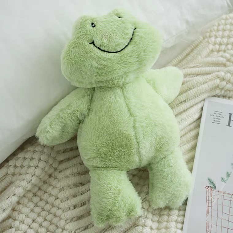 Thú Nhồi Bông Hình Ếch Hoạt Hình Xinh Xắn AIXINI