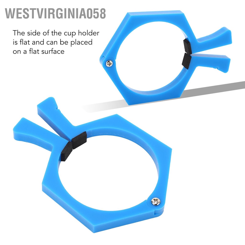 Westvirginia058 Thăng hoa Tumbler Kẹp ABS Pinch Giá đỡ Grip Clip Fixing Tool cho 20oz Cup Glasses