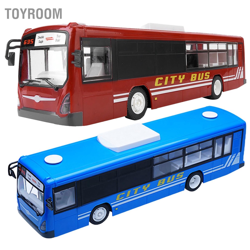 Có thể bán buôn Điều khiển từ xa RC 2.4GHz Xe mô hình xe buýt trẻ em đồ chơi ToyRoom Hàng giao ngay