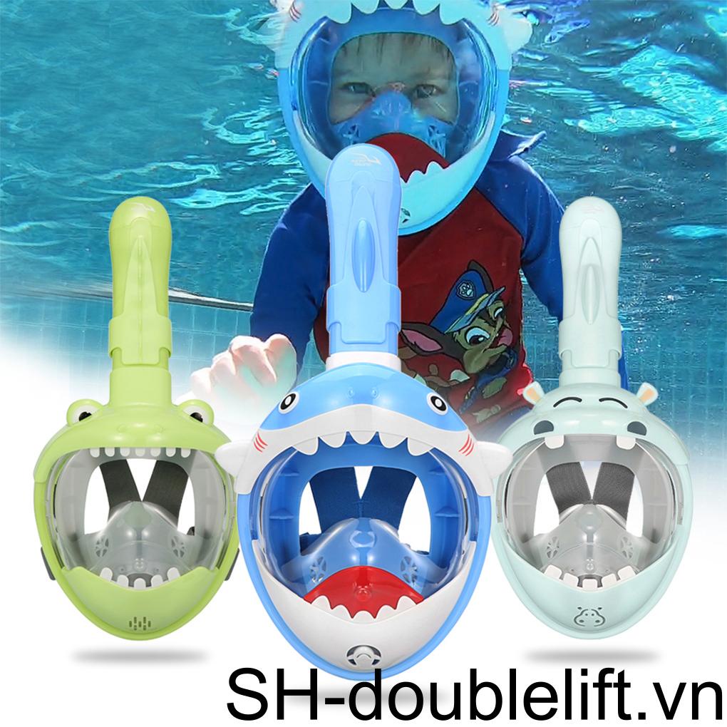 Mặt Nạ Lặn Chống Sương Mù Bằng Silicone Có Thể Gấp Gọn Tiện Lợi Dành Cho Trẻ Em
