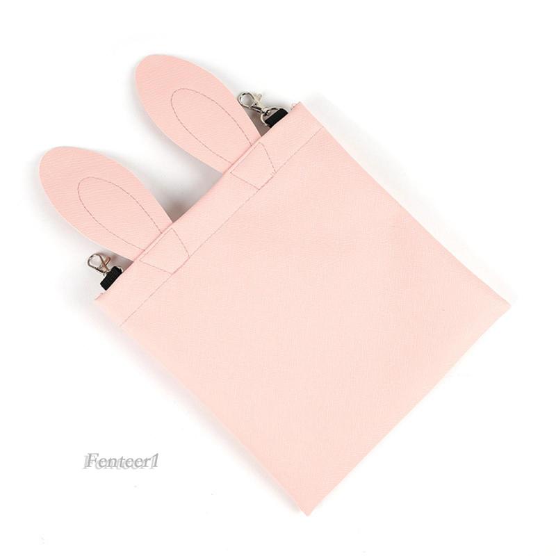[Fenteer1] Túi Tote Đựng Thức Ăn Cho Thỏ Chinchilla Bằng PU Chống Thấm Nước