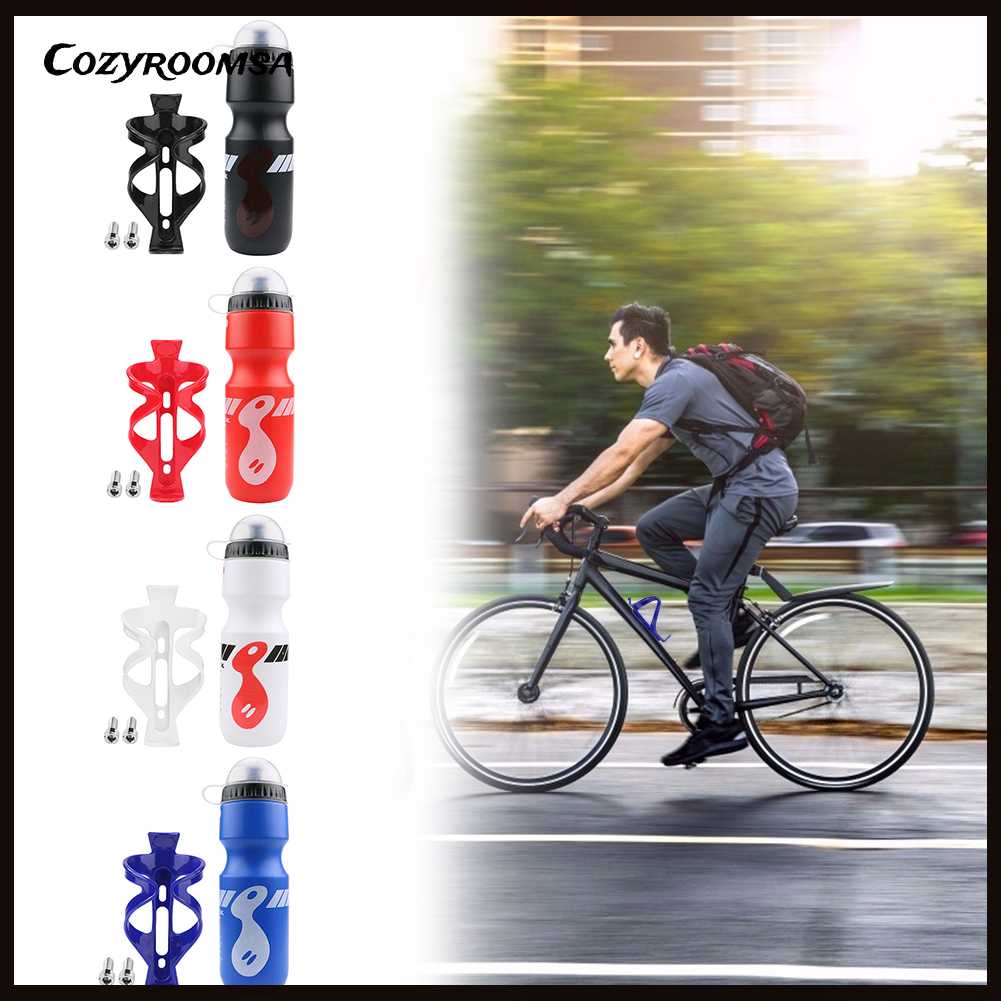 Bộ Bình Nước + Giá Đỡ + Ốc Vít Cho Xe Đạp Leo Núi