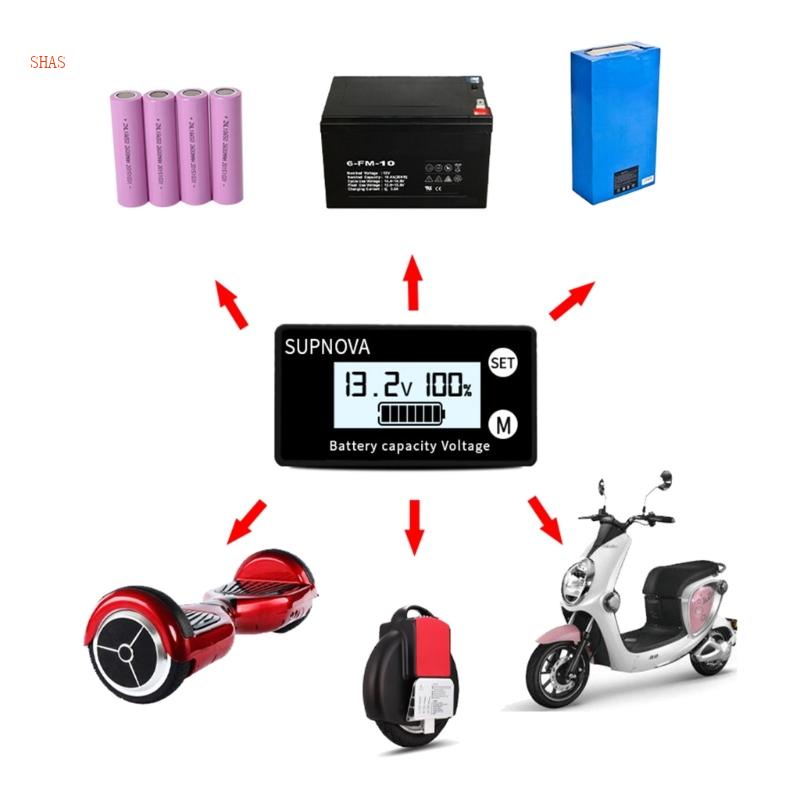 Đồng Hồ Đo Dung Lượng Pin Shas Chuyên Dụng Cho Xe Hơi