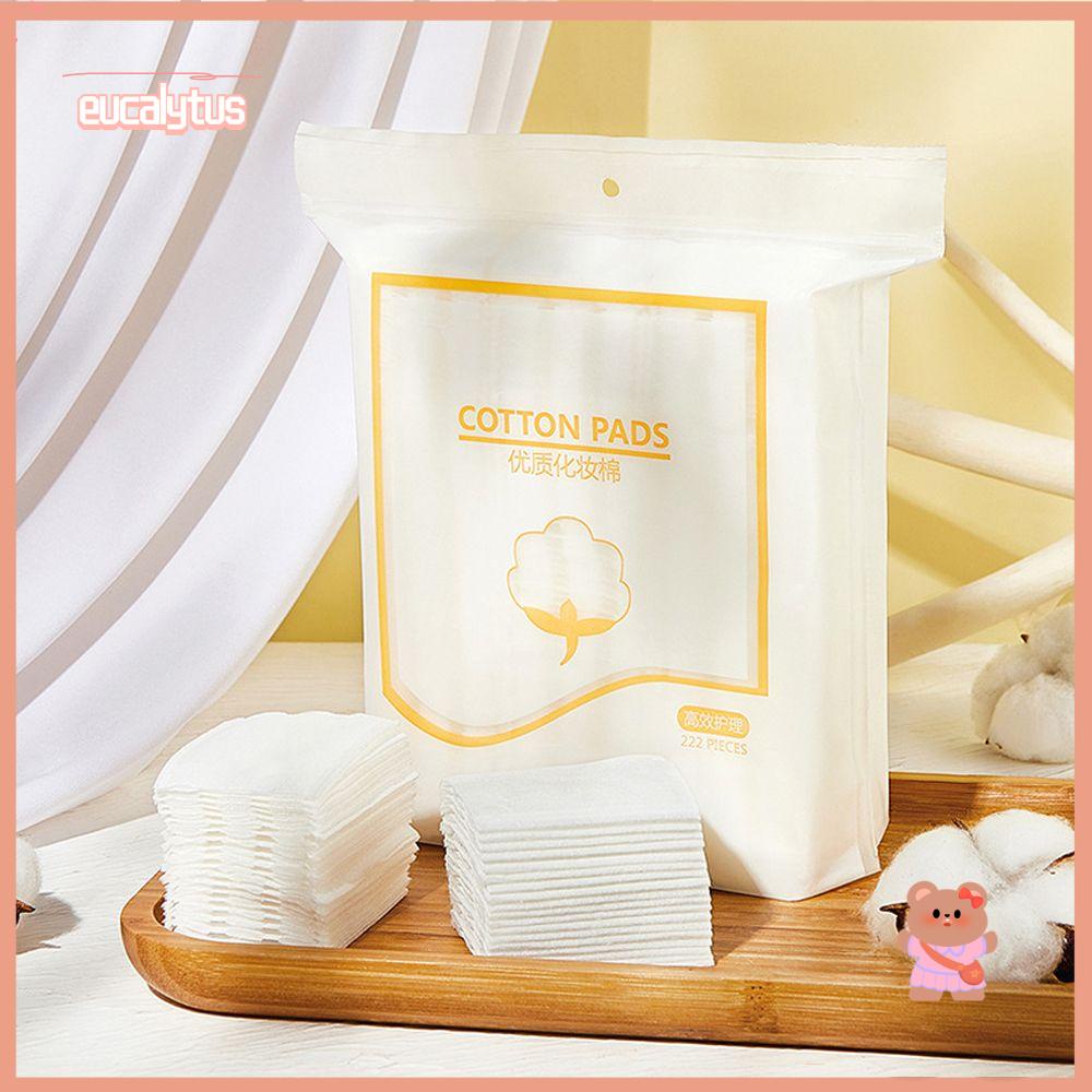 Hộp 222 Miếng Bông Trang Điểm Bằng Cotton Dày Dặn Dạng Nén