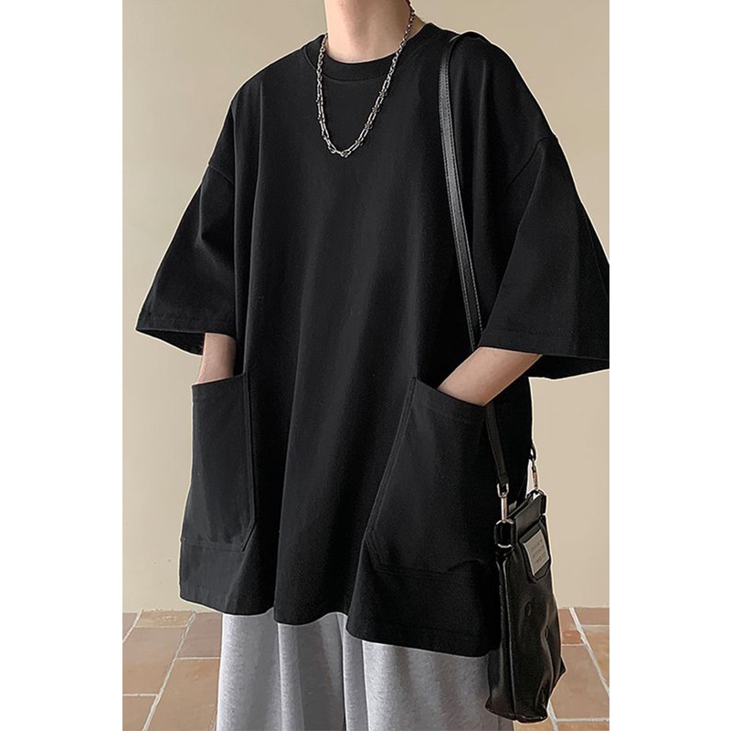Áo Thun Tay Ngắn Dáng Rộng Plus Size 150kg Thời Trang Mùa Hè Cho Nam
