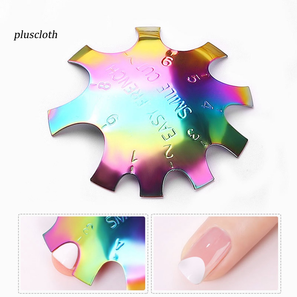 < Plusclothing > Đĩa Mẫu Trang Trí Móng Tay Nghệ Thuật Bằng Thép Không Gỉ