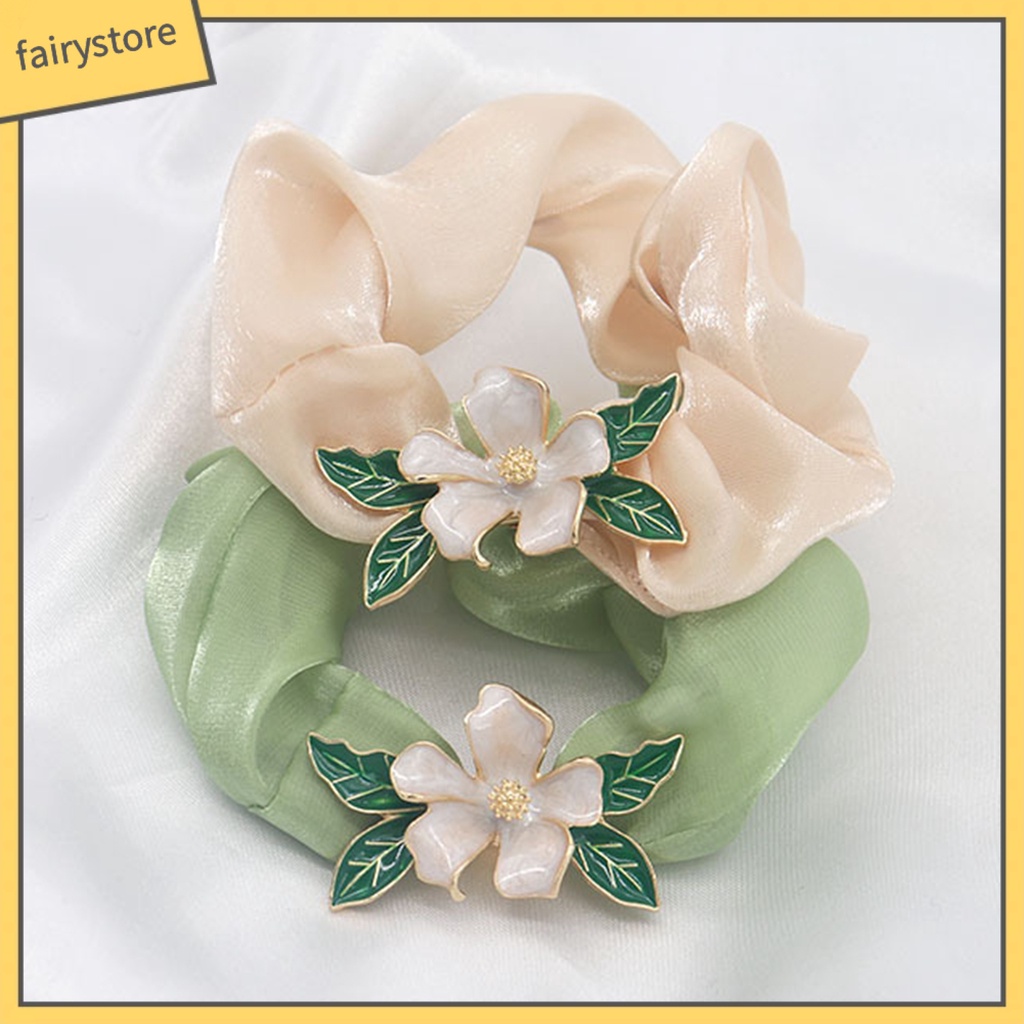 Dây Cột Tóc Đuôi Ngựa Bằng Hợp Kim Chống Mòn Nhiều Màu Sắc Dành Cho Nữ