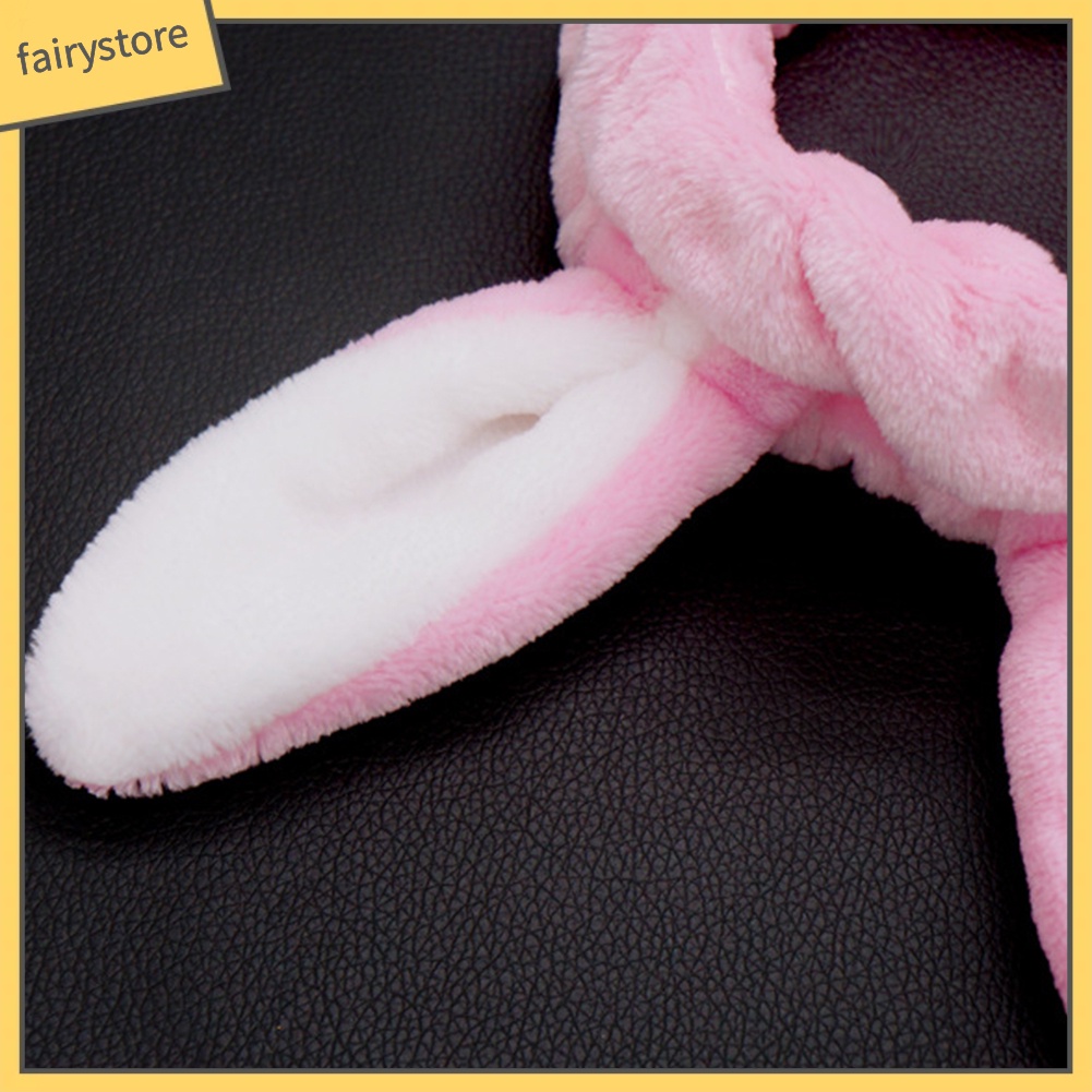 Băng Đô Tai Thỏ Dễ Thương Dùng Rửa Mặt / Trang Điểm Cho Nữ