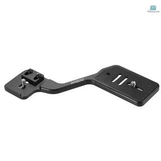 Andoer Universal Aluminum Bracket Mount Holder for Camera Speedlite Flash Light with 1/4
