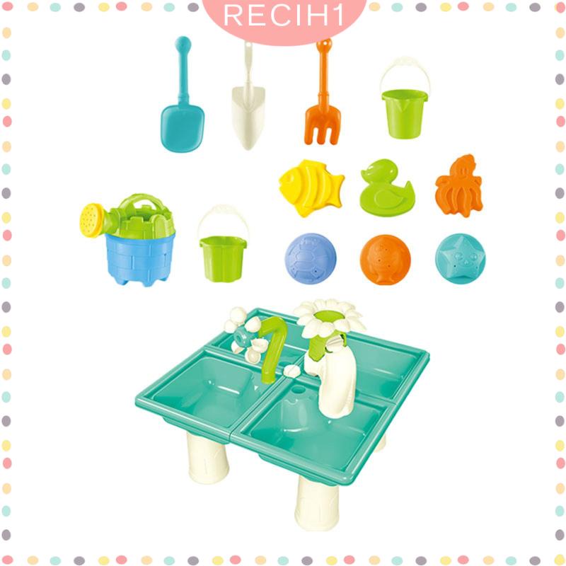 Bộ 13 Bàn Cát Nhiều Màu Sắc Dùng Chơi Trong Nhà / Ngoài Trời Cho Bé Trai