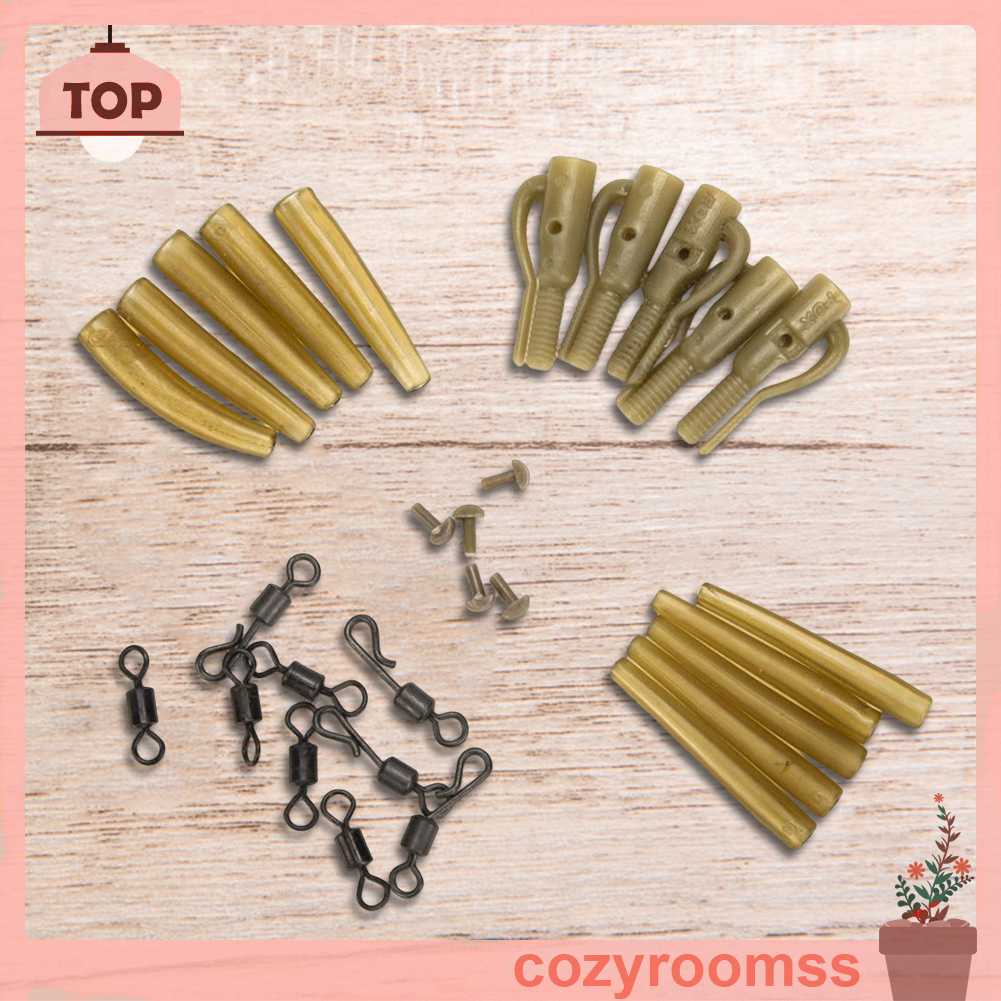Set 30 Ống Cao Su Mềm Có Khớp Khuyên Cho Câu Cá