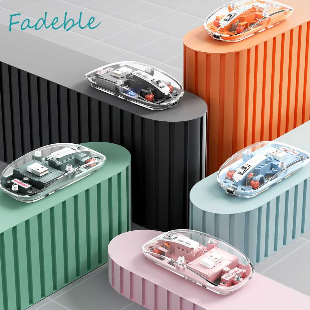 Chuột Cơ Chơi Game Type-C Trong Suốt Cho PC Laptop Notebook