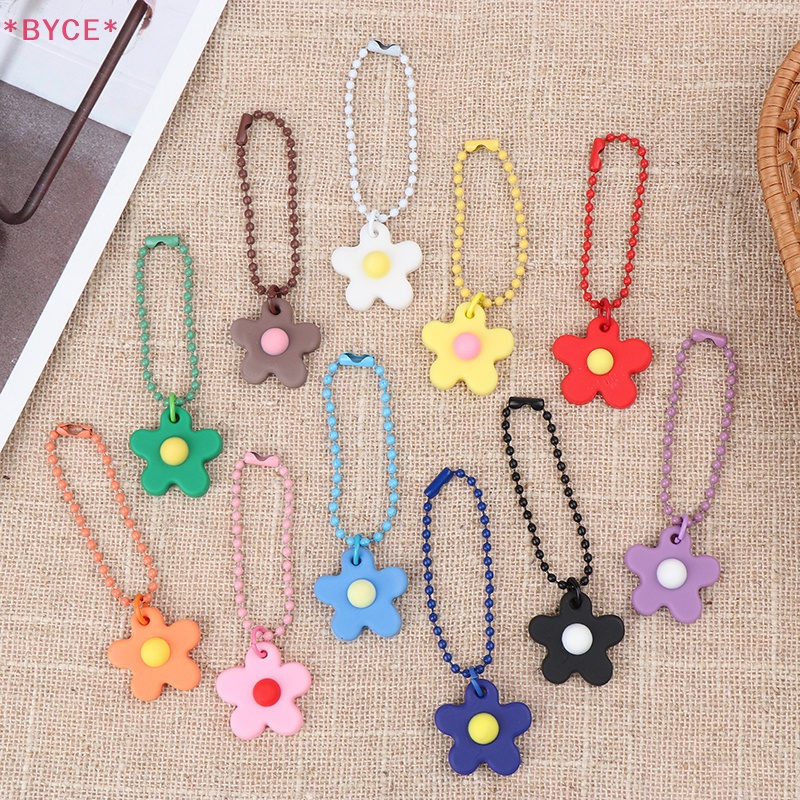 Móc Khóa Hình Hoa Hướng Dương Nhiều Màu Sắc Dễ Thương Mới